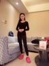 KJ女士保暖内衣套装薄款美体修身性感秋衣秋裤套装线衣线裤 23003粉色(衣+裤) 均码 实拍图