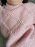 卡淘熊童装女童冬装毛衣加厚保暖儿童针织衫外穿上衣韩版中大童3-12岁潮 绿色 140 晒单实拍图