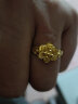 周六福珠宝 足金999黄金戒指女款 花型订婚结婚戒指 计价AB012629 约4.3g 晒单实拍图