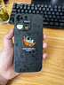 洛克岛适用于苹果17promax手机壳新款潮牌男女款卡通iPhone17promax保护套全包防摔硅胶 苹果15promax  黑色【太空宇航员】 实拍图