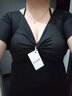 瑜品佳大码泳衣连体女士泡温泉显瘦游泳显瘦宽松聚拢遮肚子保守遮肉沙滩 黑色大码泳衣【100斤-140斤】 实拍图