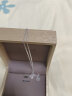 周六福（ZLF）PT950铂金项链女款经典肖邦链白金素链 45cm - 2.6g 晒单实拍图