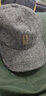 FLUTESONG帽子男女士秋冬季户外保暖护耳帽简约时尚百搭韩版棒球帽 浅灰色 实拍图