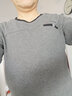 金立芬睡衣男秋冬季长袖纯棉春秋季加大码运动全棉家居服套装可外穿出门 116智慧深灰色 M （100斤-120斤） 实拍图