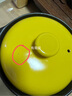 山背瓷业（SHANBEI CERAMICS） 砂锅电磁炉专用明火煲汤锅家用小号沙锅陶瓷煲养生炖汤 2升电磁炉明火通用（柠檬黄） 2L 实拍图