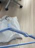 友纳衣架家用挂衣无痕防滑晾衣架宿舍用学生防肩角晒衣服收纳挂晒撑子 40g防滑无痕【天青蓝】 50支 实拍图
