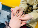 梵吉雅925银情侣戒指男女活口一对戒莫比乌斯闭口指环生日情人节礼物 情侣戒指活口一对+当/次日达 实拍图