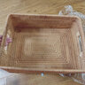 半物生活 抽纸盒创意家用纸巾盒客厅简约手工纸抽盒藤编欧式桌面收纳纸筒  卷边长方形 实拍图