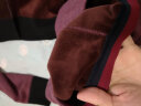 南极人中老年保暖内衣男女士加厚加绒套装防寒中高领打底秋衣秋裤秋冬季 女士-豆沙 XL 实拍图