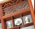 景鑫景德镇陶瓷器中式花瓶摆件客厅插花玄关酒柜办公室装饰工艺品瓷盘 山川秀色三件套（配全套底座） 实拍图