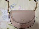 MICHAEL KORS迈克高仕 MK Jet Set Charm 中号老花拼色半月马鞍包 芭蕾粉 857 中号 实拍图