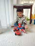 皇恩蜘蛛人特技滑板车儿童玩具车网红蜘蛛人翻滚男孩智力电动宝宝男童 蜘蛛人特技滑板车-电池版 实拍图