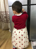 戴维贝拉（DAVE＆BELLA）红色喜庆婴儿公主裙秋冬季儿童裙子女童连衣裙春装幼小童周岁礼服 红玫瑰 4Y（100cm（建议身高90-100cm）） 实拍图