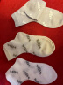 aqpa婴幼儿袜子纯棉新生儿薄款宝宝女童男童夏季男孩儿童棉袜透气        浅绿+浅灰+白色   18-36个月 实拍图
