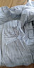 无印良品 MUJI 女式 印度棉双层纱织 立领连衣裙 海军蓝X条纹  M-L 实拍图