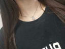 翰德思跳动的心项链女时尚锁骨链镶锆石浪漫送女友送老婆生日情人节礼物 跳动的心【贺卡刻字联系客服】 实拍图