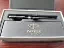 派克（PARKER）高端钢笔高档商务送礼轻奢礼品卓尔纯黑丽雅白夹墨水笔18k金国庆节男生女生礼物白条优惠 实拍图