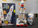 尚韵 积木拼装儿童玩具男孩 中国航天神舟十号玩具女孩 积木模型立体拼插生日礼物 实拍图