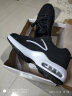 轩途诗休闲鞋女夏季软底透气鞋子女气垫女鞋运动跑步鞋女大码红色健步鞋 1908黑白皮面 37 实拍图