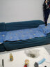 钟爱一生沙发套罩全包全套懒人沙发盖布四季通用贵妃位全包加厚弹力坐垫子 玉米绒 青蓝色 S码(沙发长度90-140cm适用)单人 实拍图
