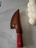 铁匠世家 手工锻打杀鱼刀不锈钢厨师剔骨分割刀家用片鱼刀具切肉切菜刀 实拍图