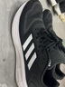 阿迪达斯（adidas）男鞋跑步鞋 25冬新款运动鞋缓震防滑慢跑鞋网面透气低帮休闲鞋子 经典黑白/DURAMO 10【主推款】 45 码(内长280mm) 实拍图