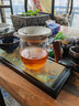 寻古 红木家具非洲鸡翅木（学名：非洲崖豆木）客厅小茶几实木中式仿古茶台边几角几柜茶叶柜方泡茶几边桌 长35*宽45*高64cm 实拍图