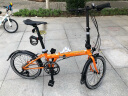 大行（DAHON） 顺丰发货折叠自行车20寸SP18速成人男女单车远行公路胎 KAC083 橙色（禧玛诺变速） 实拍图