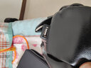 袋鼠轻奢品牌时尚男包男士胸包韩版单肩包户外潮背包斜挎包休闲运动包 升级黑色双拉链带USB+腰带 实拍图