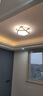昂的 智能客厅灯北欧LED吸顶灯简约家用魔豆灯全屋灯具套餐后现代风格分子卧室灯整套灯具三室两厅大厅灯 B12黑色三室两厅套餐（立减300）金色备注 LED三色变光 实拍图