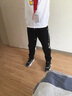 麦拉琪男童春装裤子儿童帅气运动裤25款中大童春秋卫裤时髦宽松长裤童装 57黑色春秋款 不加绒 160 --建议不超160cm87斤以下 实拍图
