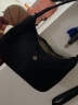 莱夫女包简约休闲单肩包腋下包时尚ins风网红帆布包 经典黑色-可放6.1英寸手机 实拍图
