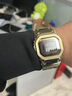 卡西欧（CASIO）G-SHOCK系列小方块男表运动防水手表户外潮流男表送男友新年礼物 GMW-B5000GD-9P金色小方块 实拍图