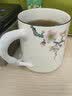金岚玉 唐山骨瓷创意马克杯玉兰花开大树杯办公室水杯茶杯 青雀之喜-大树杯1个 实拍图