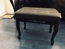 哈罗德（HARRODSER）钢琴凳子单人双人可升降带书箱实木烤漆通用儿童古筝凳电钢琴凳子 单人升降简约款（黑色） 实拍图