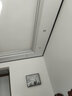 木品缘新中式电表箱装饰画免打孔翻盖客厅餐厅配电箱电闸遮挡挂画 H平安富贵【铝合金框】横版 高40*长50CM拉丝黑框【可遮30*40以内电箱 实拍图
