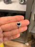 廷亮1.2ct斯里兰卡天然蓝宝石戒指女18k金镶钻石彩宝戒指 定制 实拍图