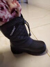 谊嘉宝雪地靴女棉鞋冬季加绒保暖防滑牛筋底女鞋百搭防水东北旅游妈妈鞋 黑色 38 加绒加厚，建议拍大一码 实拍图