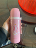 富光保温杯316不锈钢小学生防漏儿童可爱水杯男便携宝宝卡通创意杯子 350ml粉色气球 实拍图