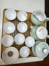唯古潮汕功夫茶具套装家用小套青瓷茶盘茶壶盖碗茶杯整套陶瓷茶船 盖碗茶壶12件套（普通包装） 实拍图