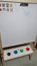 QZMTOY巧之木 实木超大号画板黑板 双面磁性可升降儿童画板写字板家用 早教绘画工具文具画架 男女孩礼物 实拍图