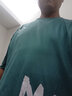嘉晔短袖T恤男夏季五分袖T恤男士韩版中袖潮流5分短袖上衣服 kp911绿色 2XL 实拍图