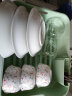 ASVEL日本进口厨房控水碗架置物架 家用碗筷沥水篮沥水架碗碟架碗盘餐具收纳架 绿色-宽 实拍图