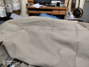 俊欣鸟秋冬厚款男士休闲裤中老年高腰宽松免烫商务长裤直筒爸爸男裤子 米黄+米色【春夏款】 36 码【2尺9腰围】 实拍图