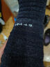 迪卡侬袜子男保暖专业运动加厚羊毛袜毛巾底2双女袜SH100 SH500 典雅黑色 均码 /43-46 实拍图