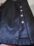 魅力棠小皮裙A字裙女士2025新款高腰新款显瘦修身韩版短裙秋冬半身裙子 黑色 2XL/30(125-135斤) 实拍图