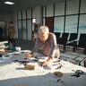 六品堂半生半熟宣纸批发100张书法专用纸作品纸创作纸国画工笔画初学者生宣纸熟宣写毛笔字四尺三尺六尺 玉版创作款-半生熟（六尺97*180cm50张） 实拍图