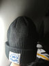 慕衣宾士日系毛线帽子男韩版保暖冷帽秋冬季情侣针织帽女帽子男冬女学生潮 黑色 高弹力（男女可戴） 实拍图