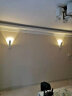 寻光之鹿 床头壁灯北欧创意简约现代客厅装饰灯温馨墙灯LED酒店工程壁灯 力量白色款暖光 晒单实拍图