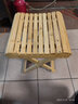 九夫人楠竹椅子小板凳靠背椅可折叠椅子户外便携式马扎钓鱼椅实木小凳子时尚家用办公学习凳折叠凳子小户型 大号折叠纳凉凳 实拍图
